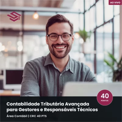 Contador analisando demonstrações contábeis e relatórios de consolidação em escritório, representando o curso de Contabilidade Avançada 2026 da Escola Superior.