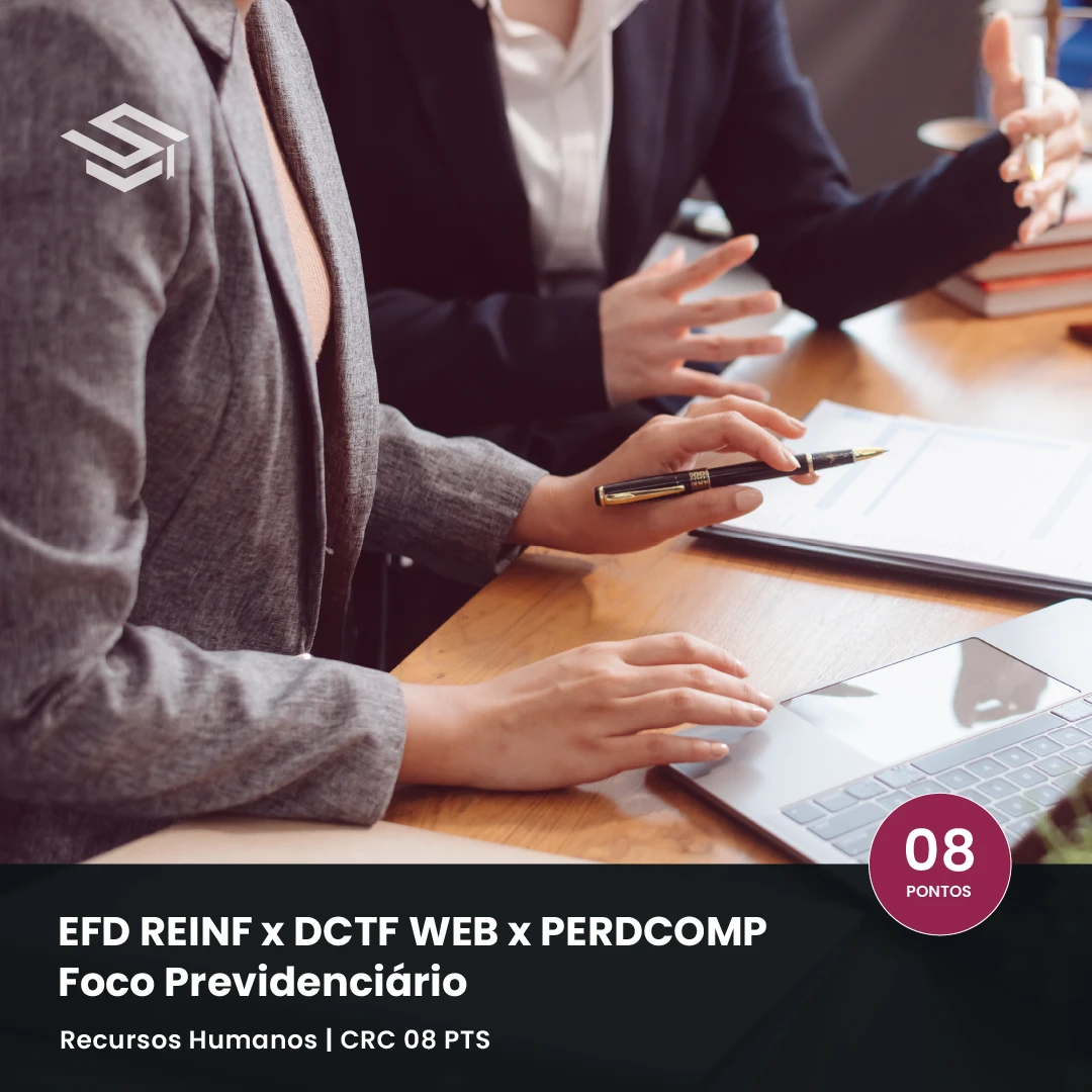 Curso online EFD REINF, DCTF WEB e PERDCOMP, com foco em auditoria e compensação previdenciária, Escola Superior