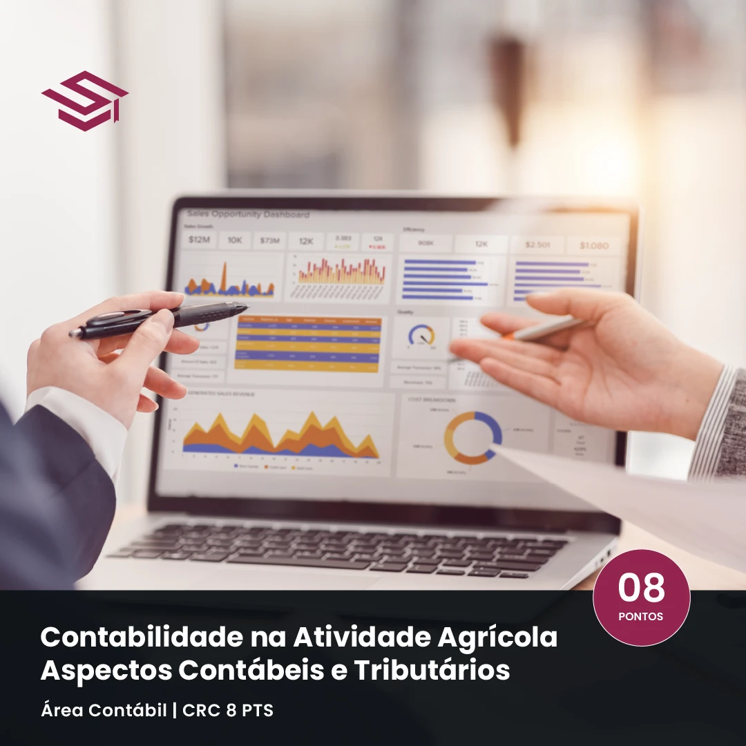 Imagem do curso de Contabilidade na Atividade Agrícola, abordando gestão rural, ativo biológico, CPC 29 e tributação online na Escola Superior